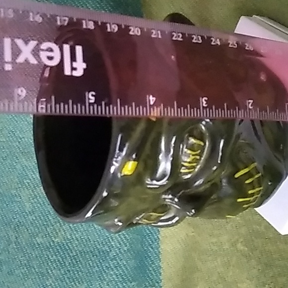 Trader Sams Grog Grotto Shrunken Zombie Head Green Tiki Mug 1st Edition Glossy - Picture 9 of 10